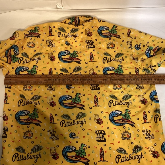 Pittsburgh Pirates Hawaiian Shirt mens size XL - Picture 11 of 11